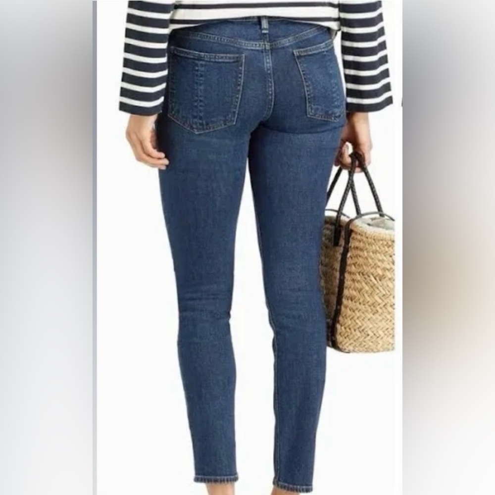 NWOT Rag & Bone  High Rise Ankle Length Women's Skinny Blue Jeans Waist 25